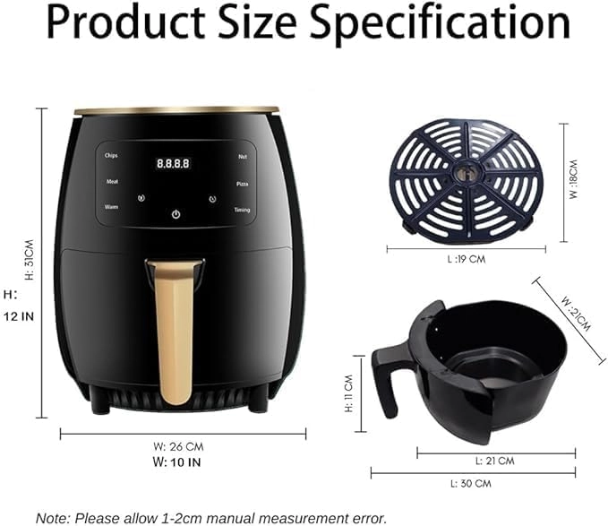 Digital Air Fryer - 6 Liters