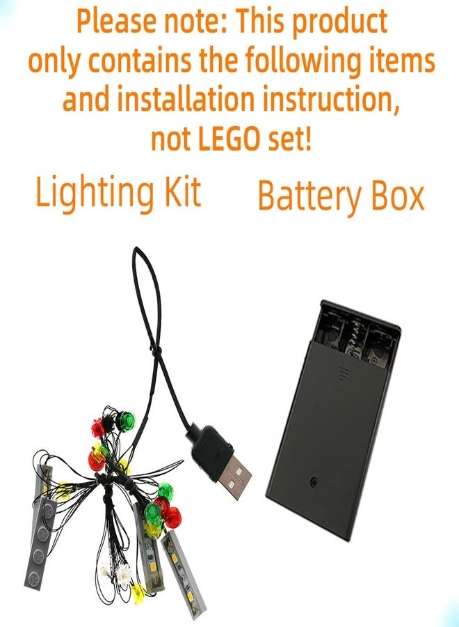 LED Light Kit - Townhouse Pet Shop & Café Compatible with 31097