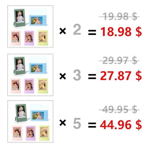Instax Mini Picture Frame - 2x3 5 Pack