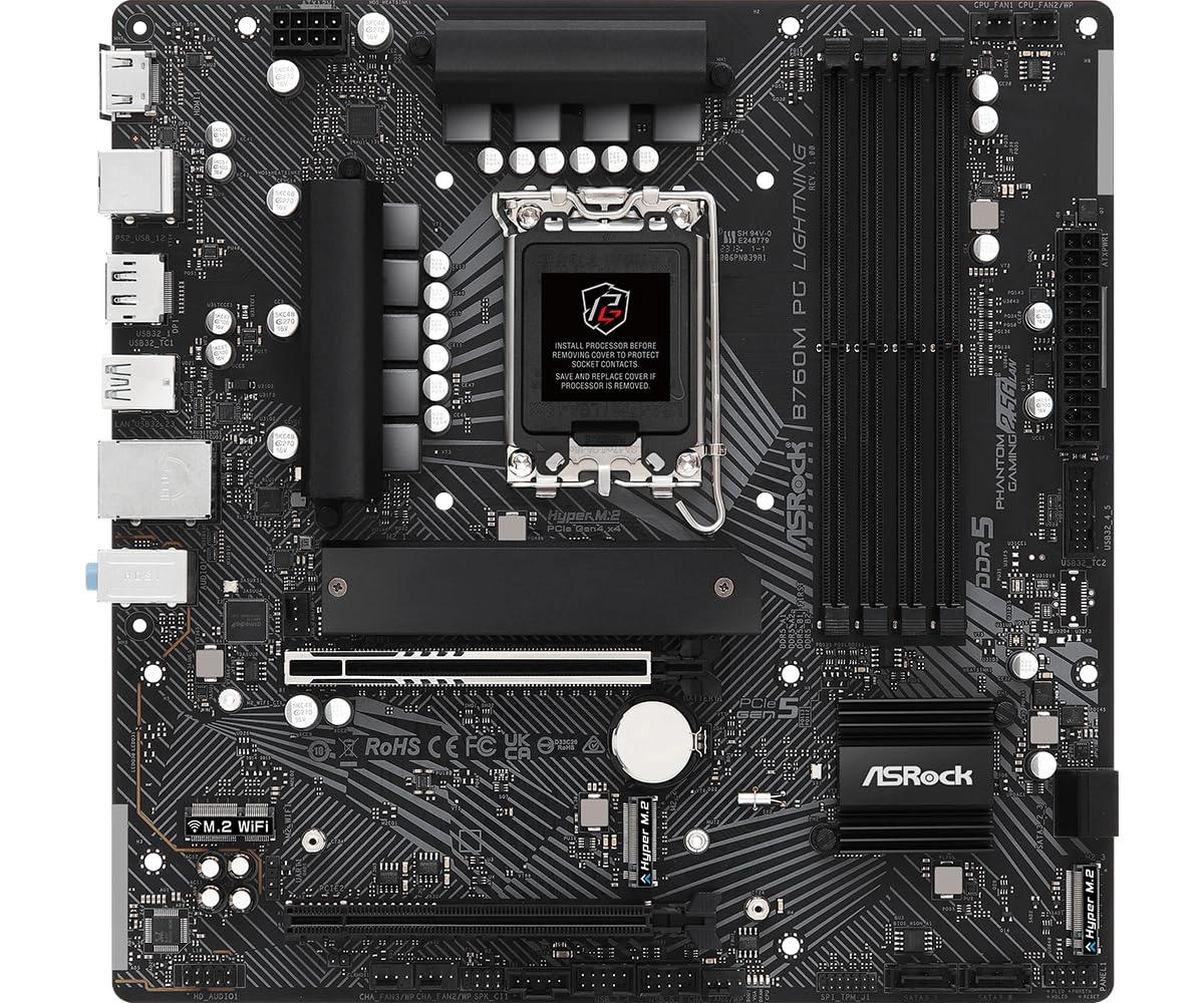 Asrock B760M PG Lightning - Intel B760 LGA1700 M-ATX