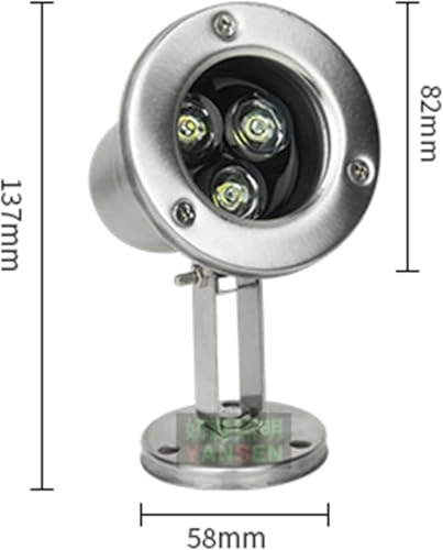 Pond Fountain with Lights - Adjustable Angle IP68 24V