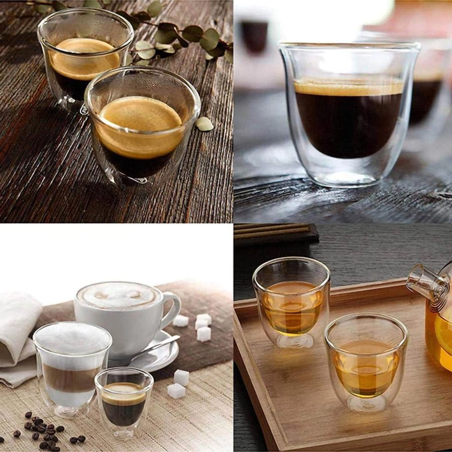 Double Wall Cawa Cup - 4 pcs - 70 ml