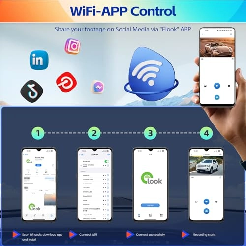 Mirror Dash Cam - 1080P