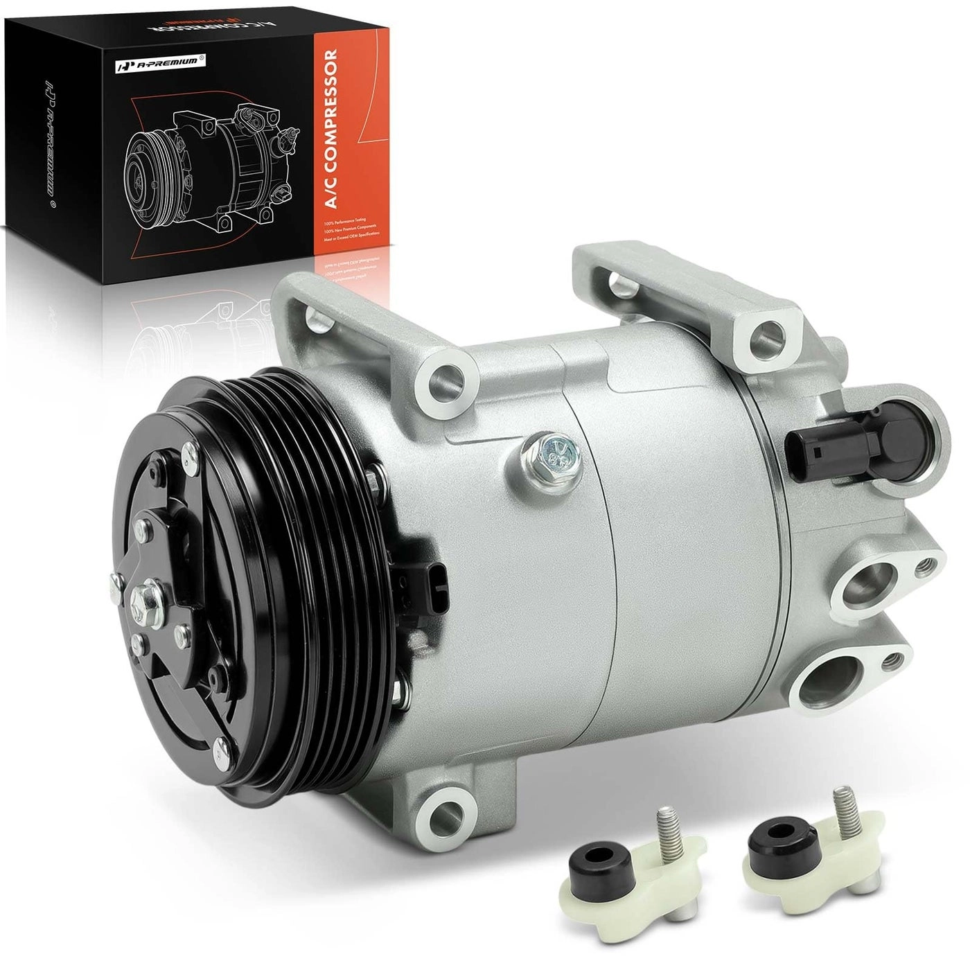 A-Premium AC Compressor - Fiat 500X 20162018 L4 14L 4Door Jeep Renegade 20162018 L4 14L