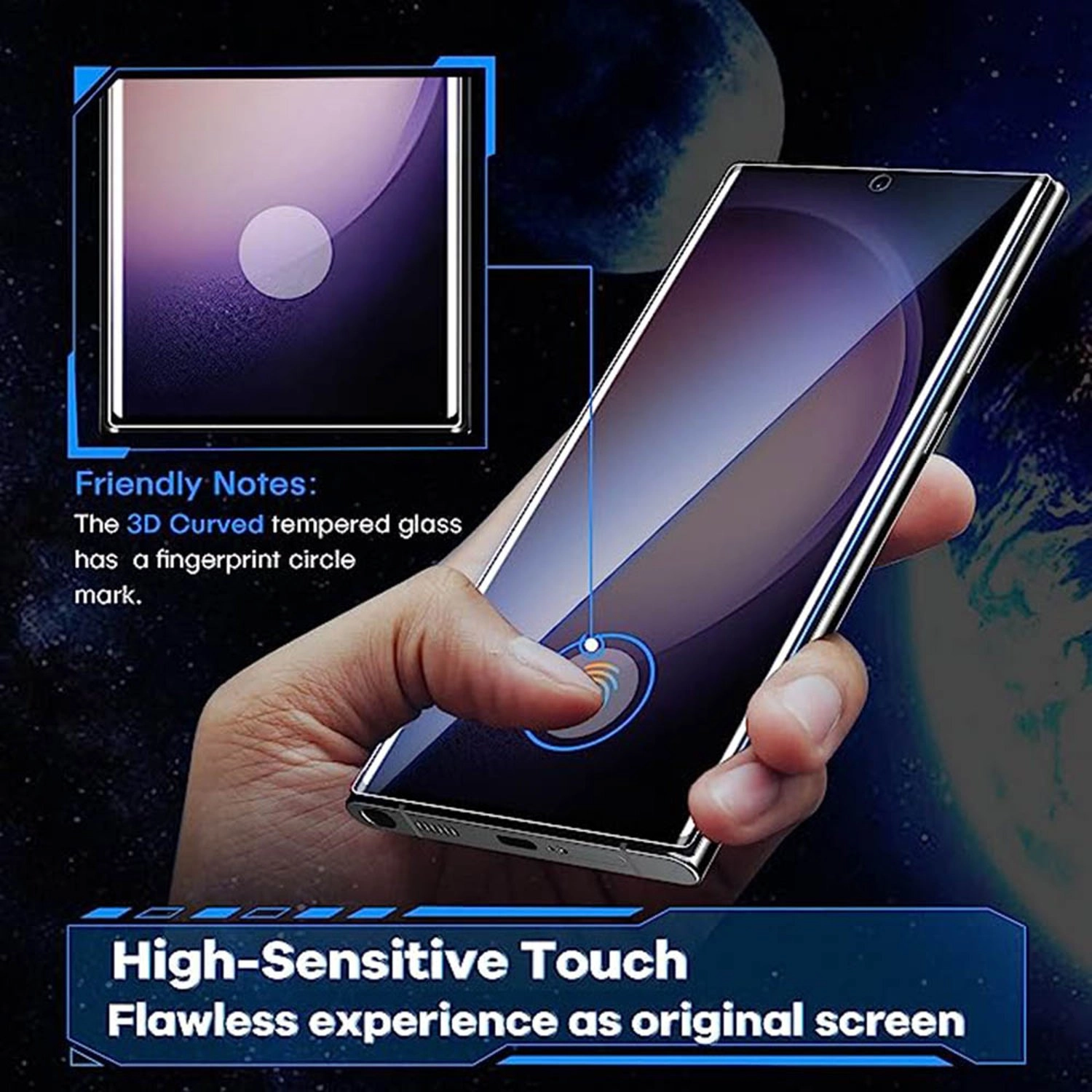 Clear Screen Protector for Samsung Galaxy S24 Ultra