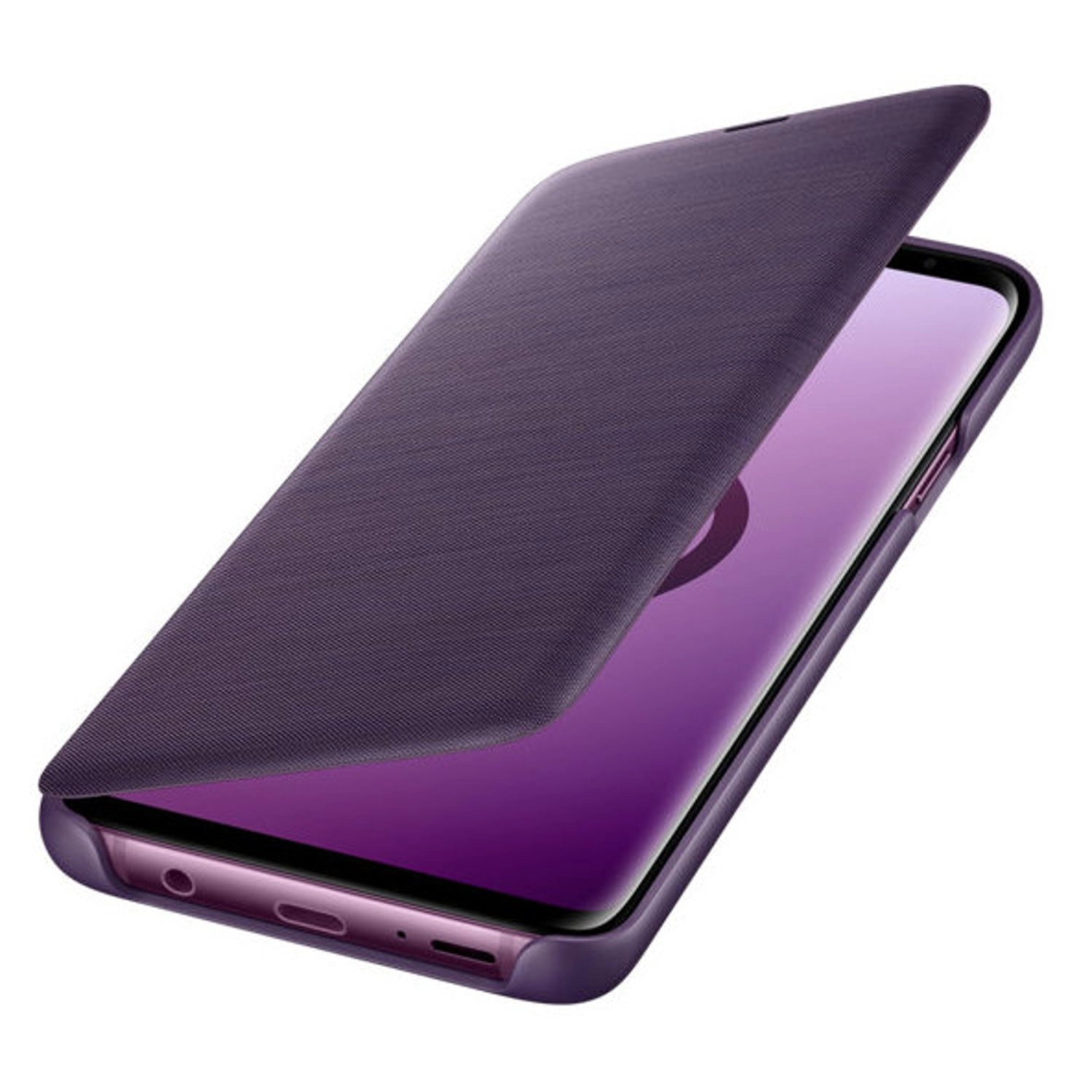 LED Flip Wallet Cover for Galaxy S9 Plus