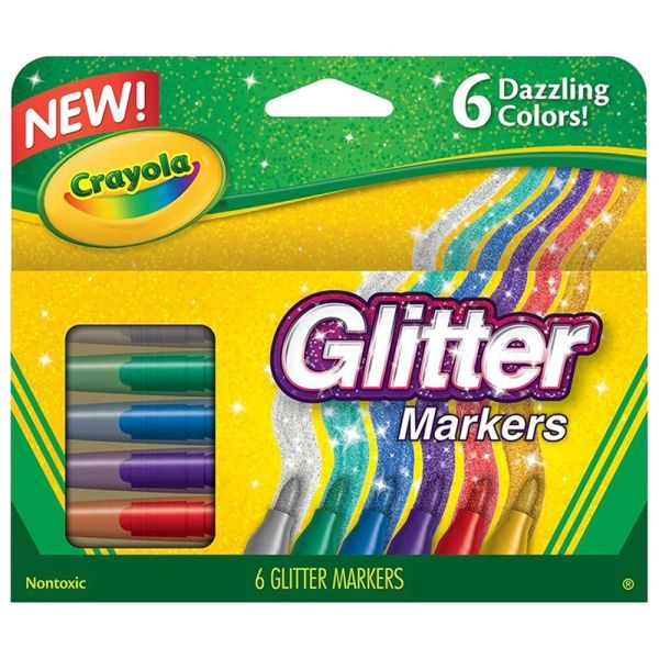Glitter Markers - Felt tip