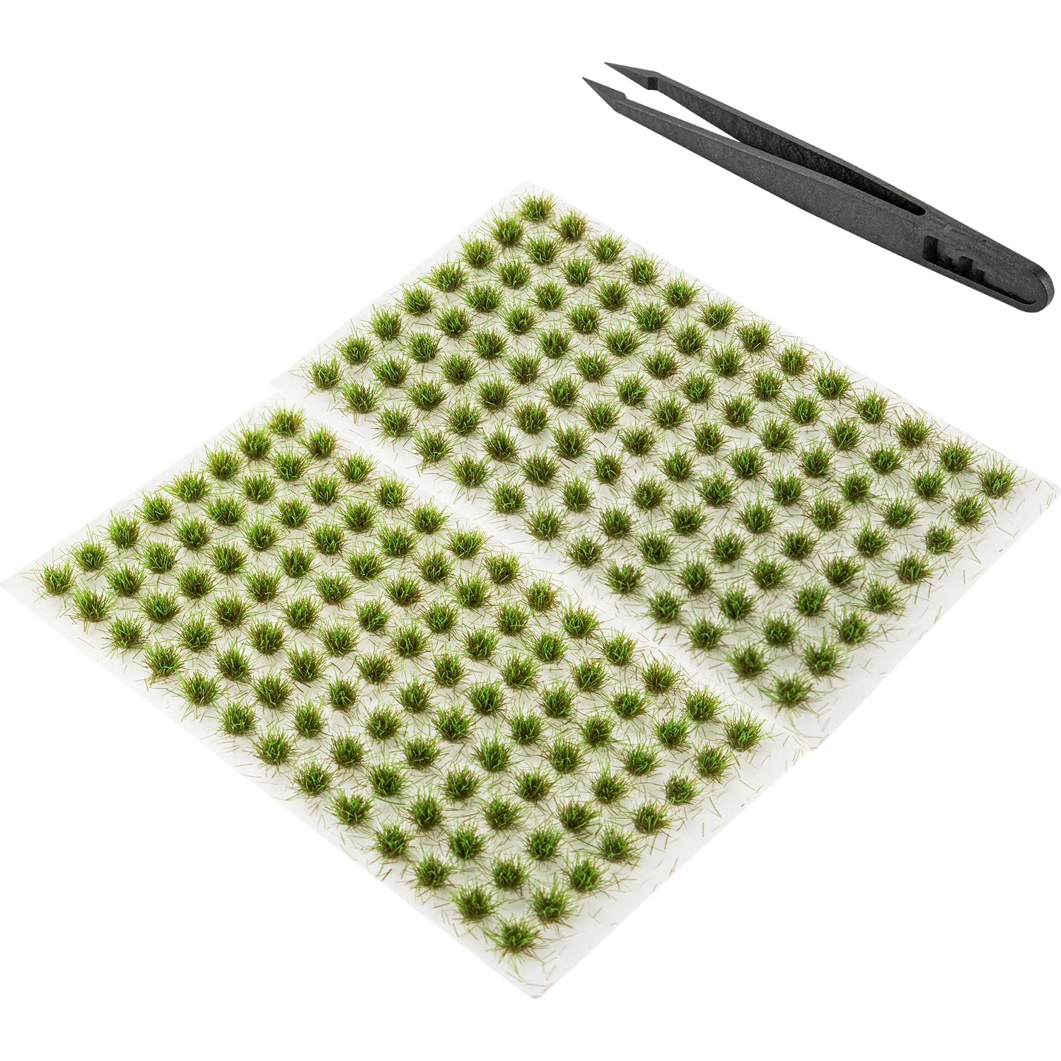 Rileryan Static Grass Model Grass Tufts - 208 Pcs 1:35/1:50/1:70/1:87 train railway model
