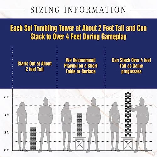 Giant Tumble Tower - 3+ 54 pieces