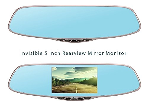 Dual Camera Rear Mirror Car DVR - 1080P 30fps