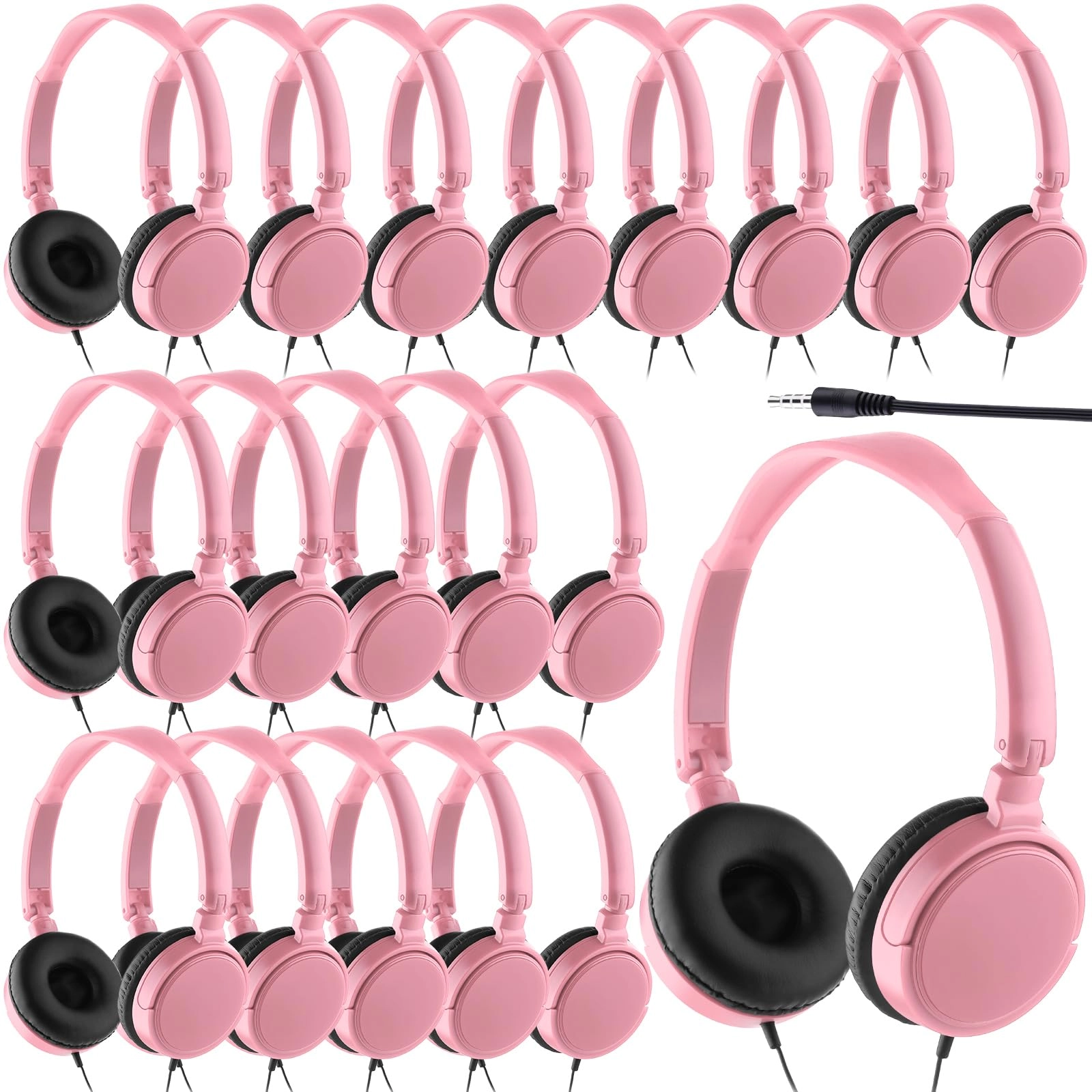 Classroom Headphones Wired Headphone 18 Pack