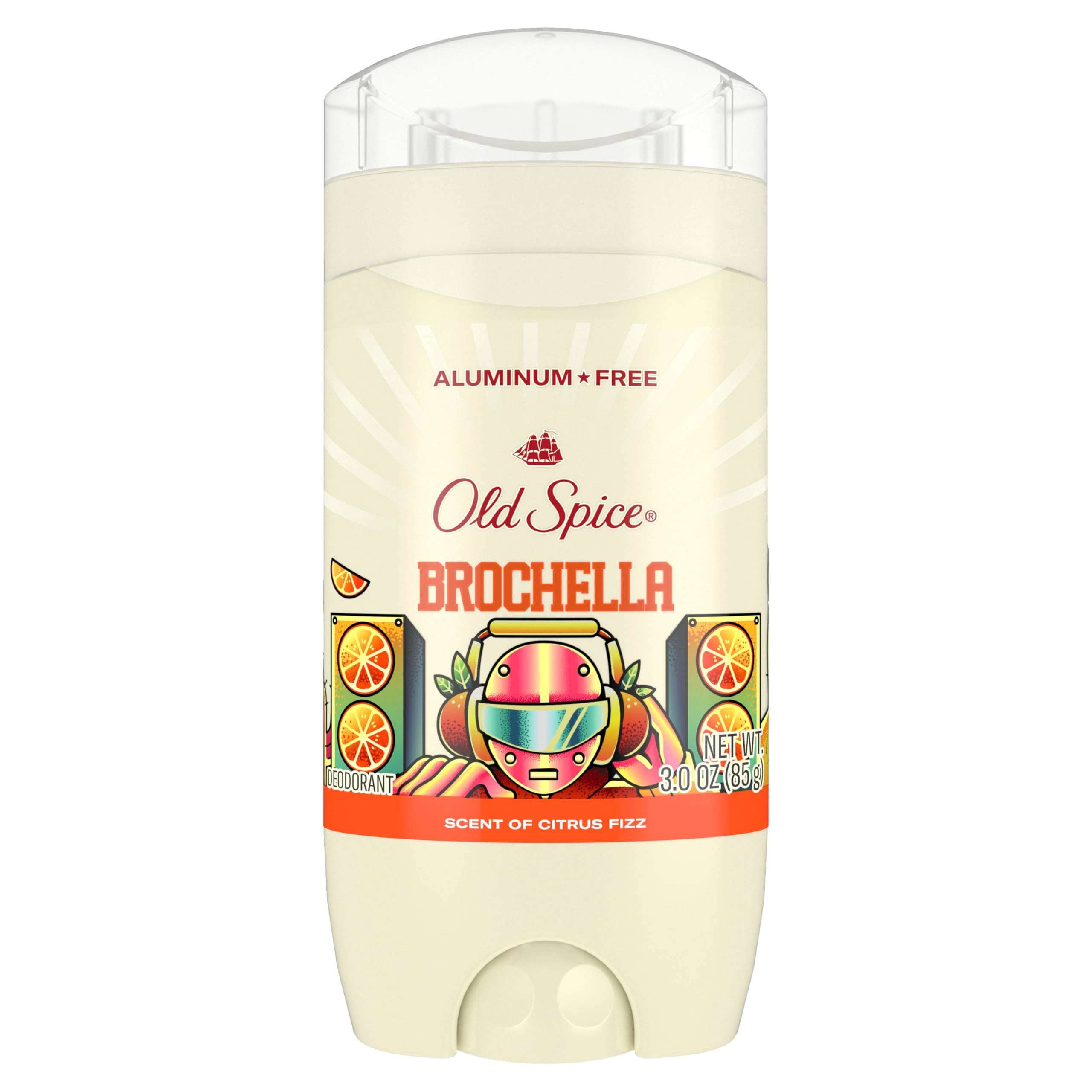 Procter & Gamble Aluminum Free Deodorant - Brochella with Citrus Fizz 3.0 Ounce