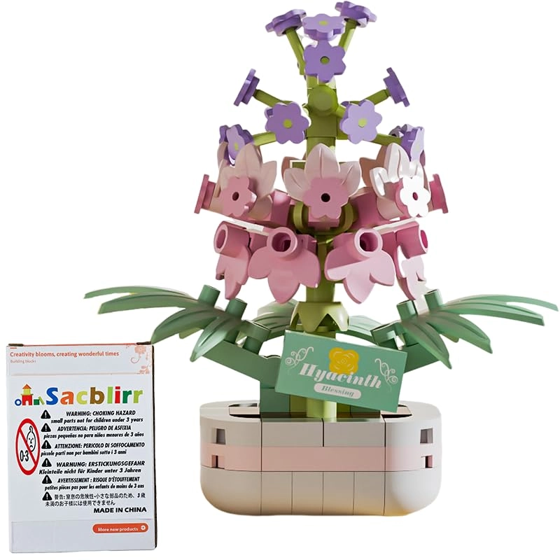 K290 - Hyacinth Potted Plant Building Blocks
