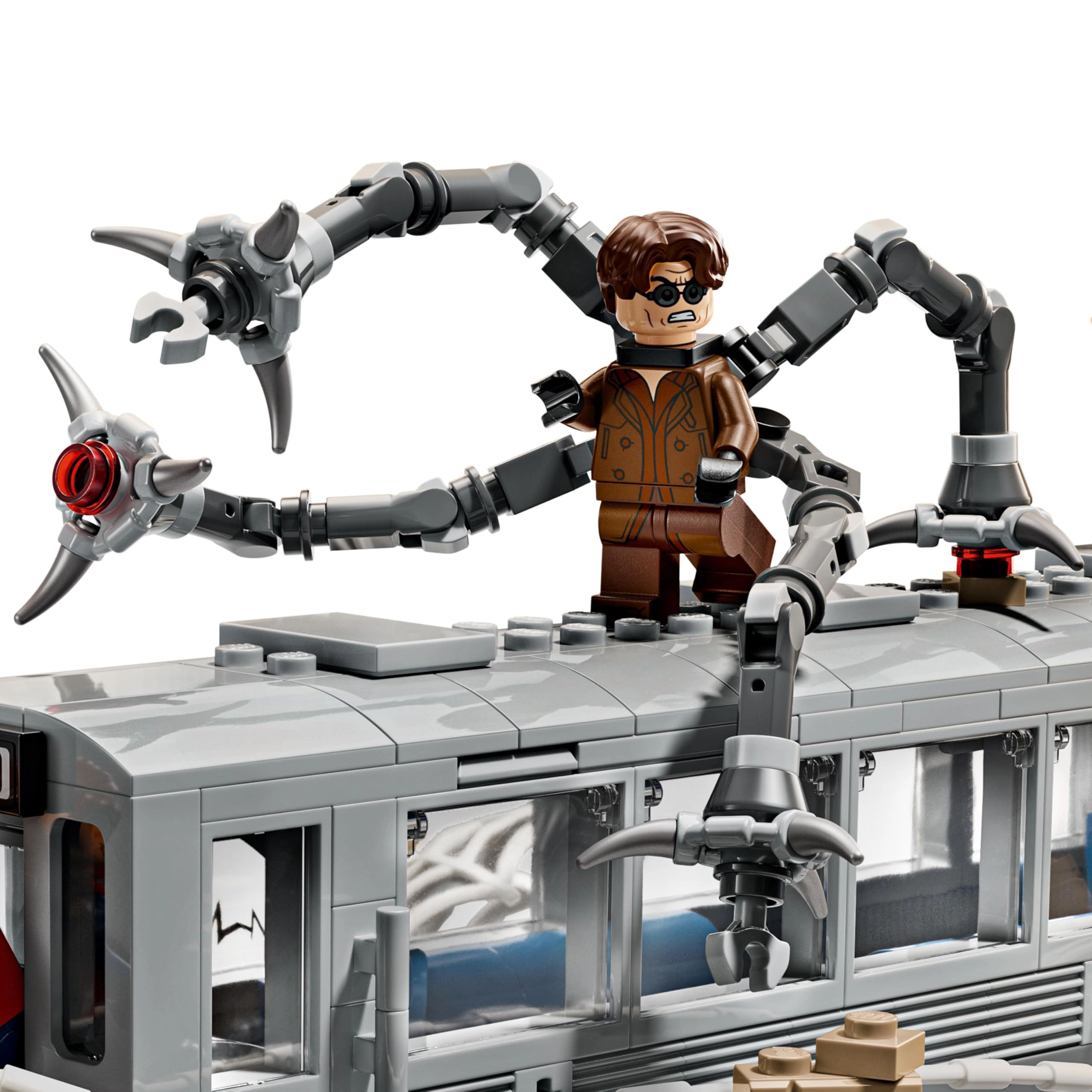Marvel Spider-Man Vs. Doc Ock Subway Train Scene (76321)