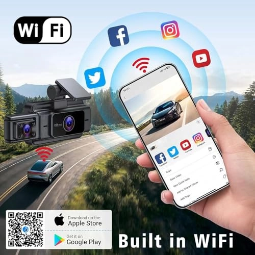 3 Channel Dashcam - 1080P