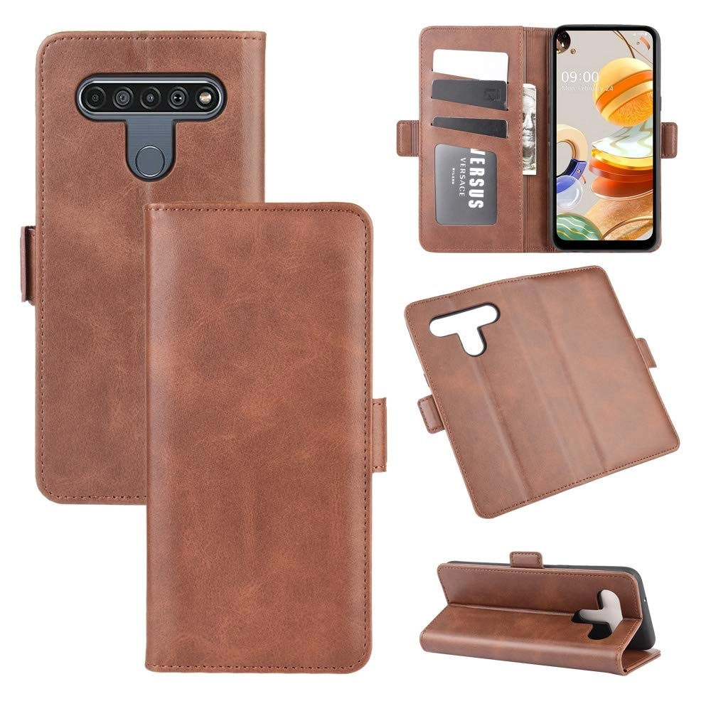 K61 Leather Case - Leather Horizontal Flip for LG K61