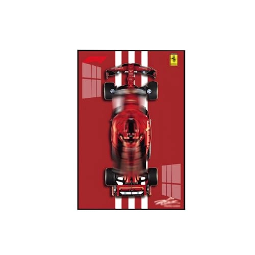 Racing Car Wall Sign (42207) - 50 x 80 cm Aluminum