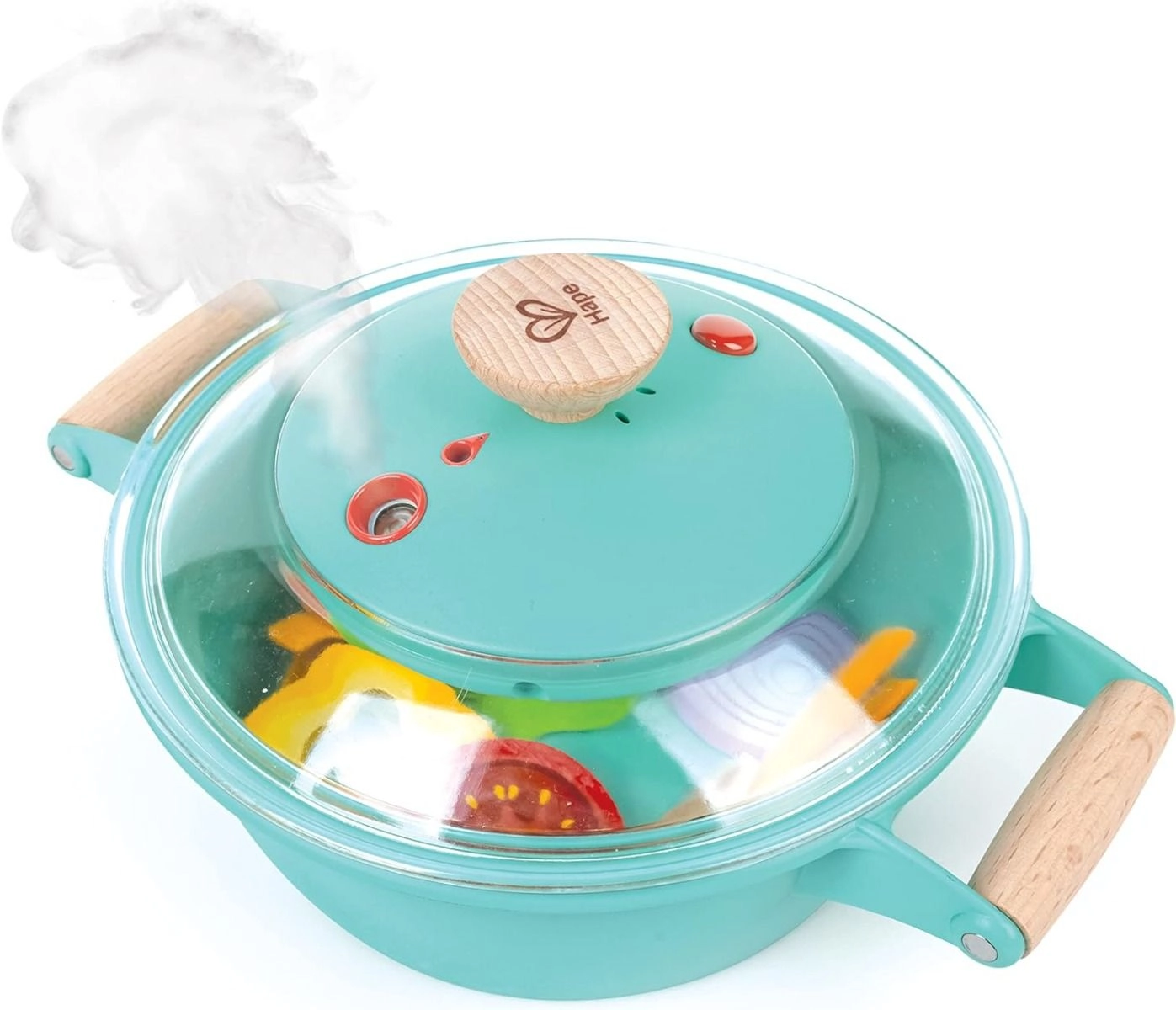 Little Chef Cooking And Steam Playset - Wooden (E3187)