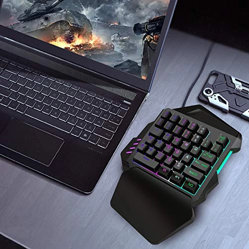 Single Hand Gaming Keyboard - Wired