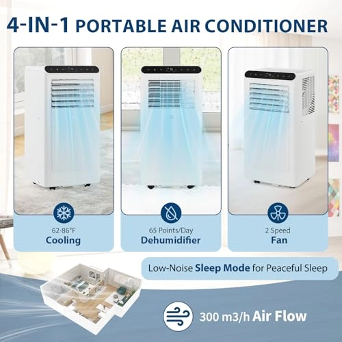 10000 BTU Portable Air Conditioners - 875W