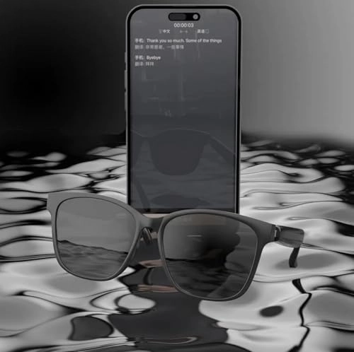 AI Smart Glasses - Wireless Bluetooth BT 5.4 Real-Time Translation
