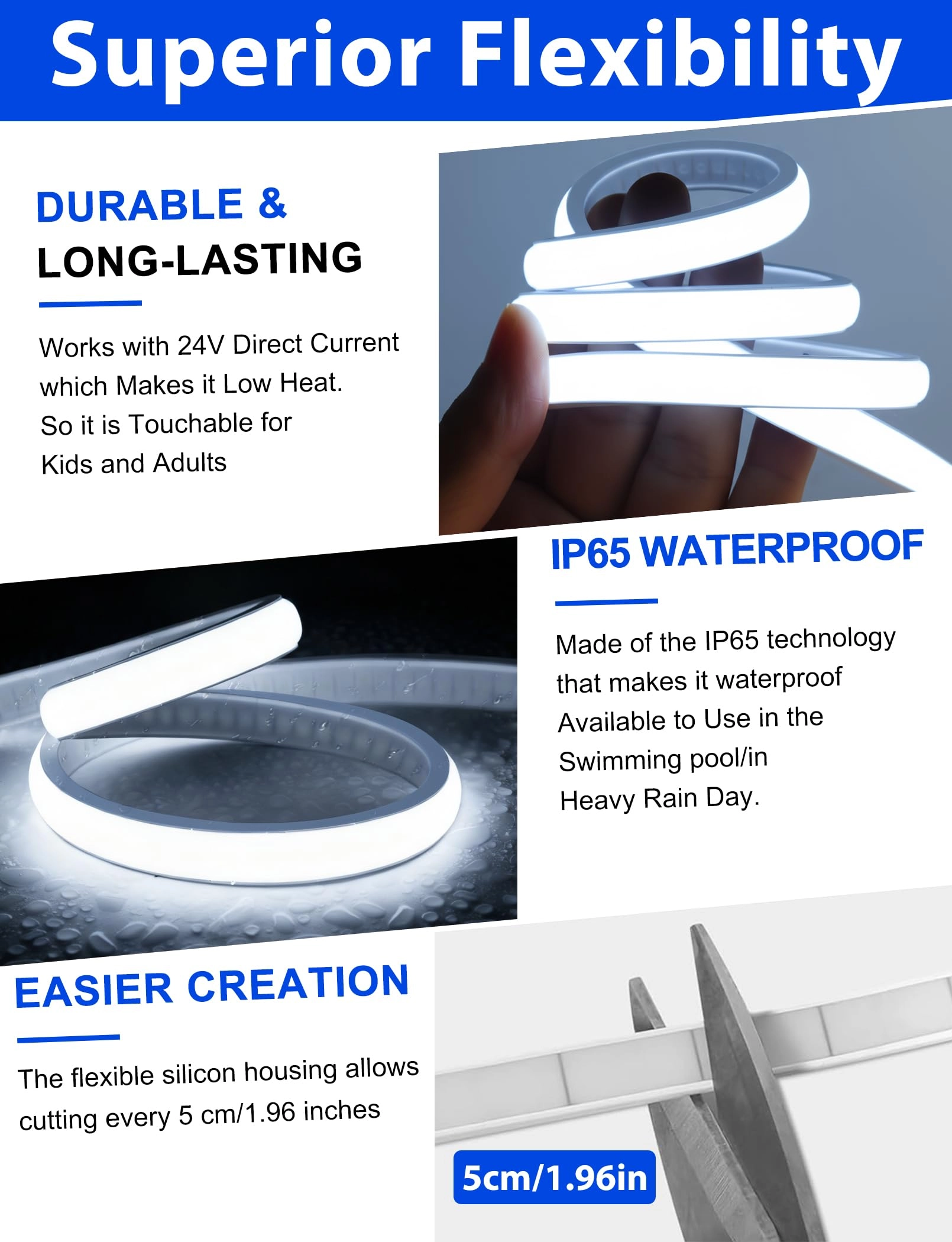 COB LED Strip Light - 10M