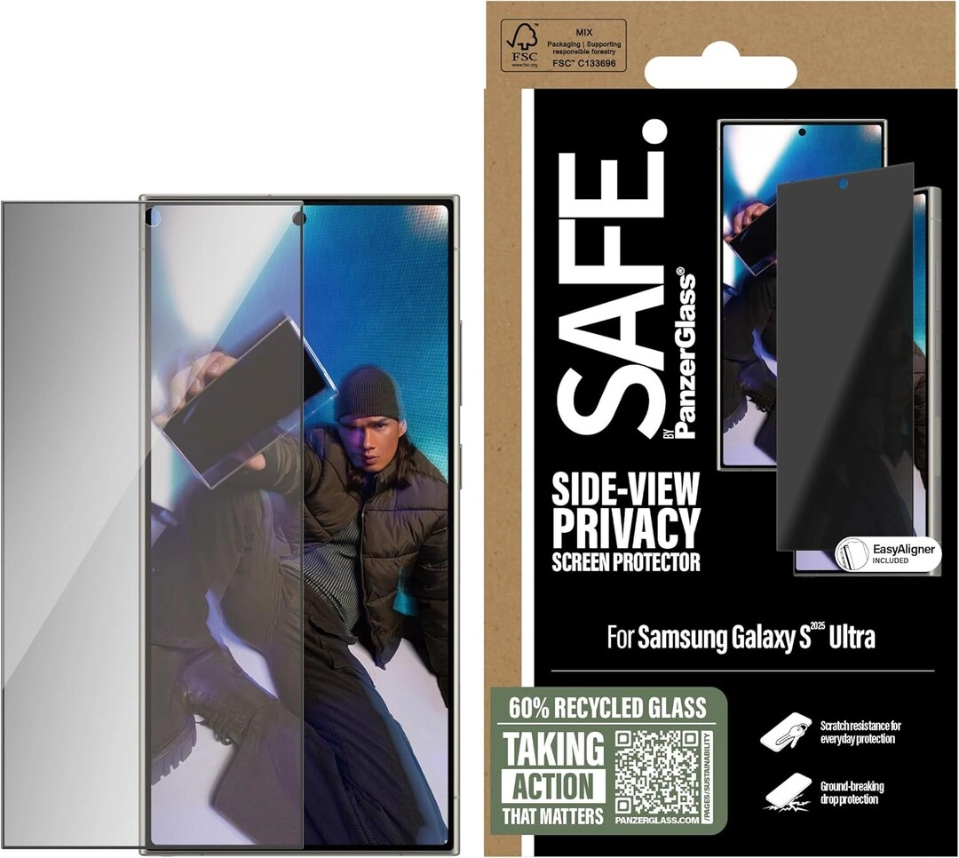 Privacy Screen Protector Samsung Galaxy S25 Ultra - Edge-to-Edge Anti-Glare