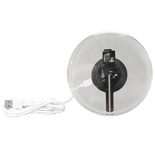 3D Hologram Fan - 48 LEDs Built in Speaker Memory Card
