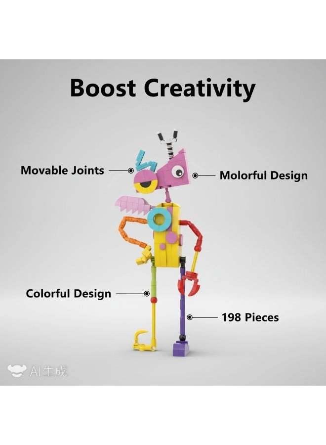 The Amazing Digital Circus Building Block Puzzle Toy - 198pcs