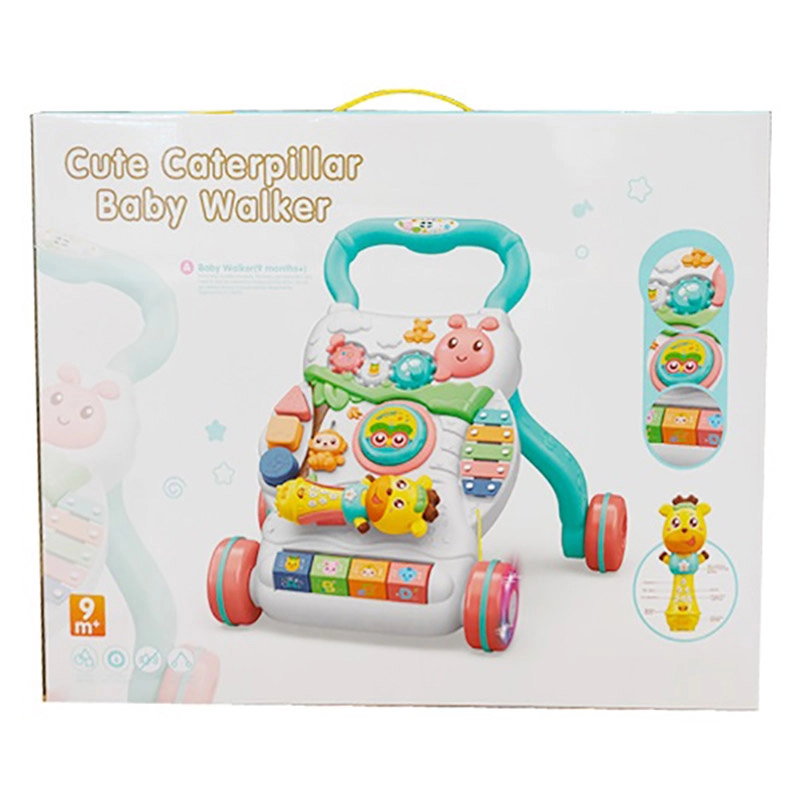 Baby Musical Activity Walker - 2-in-1 Music Lights