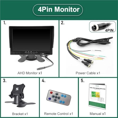 AHD Monitor - 7 inch