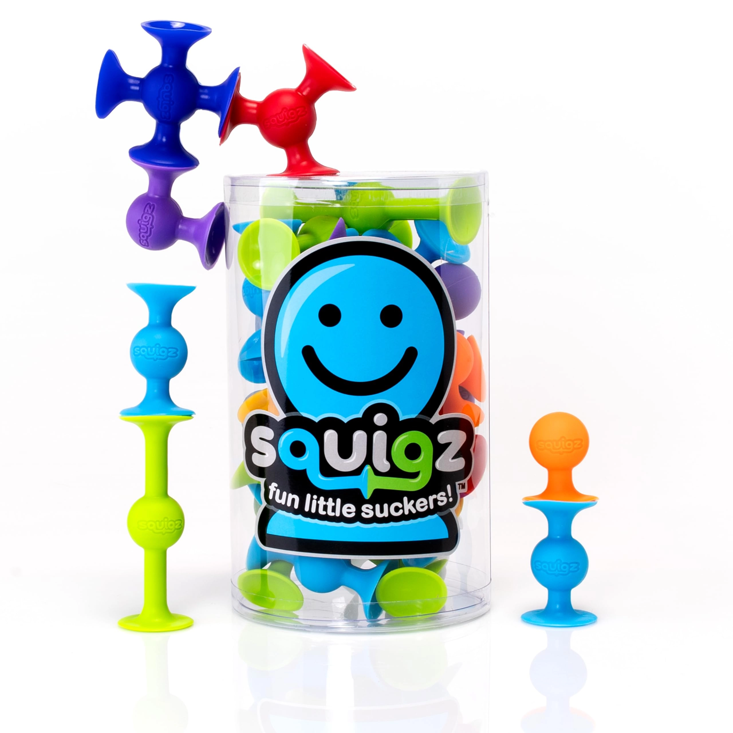 Fat Brain Toy Co. Squigz Starter Set - 24 Piece Suction Toys