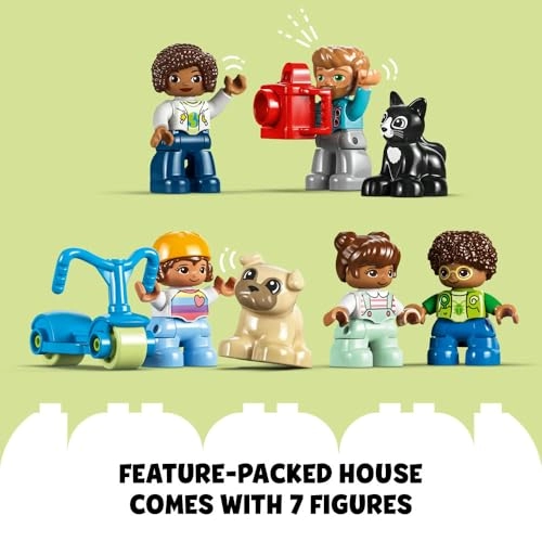 DUPLO Town 3in1 Family House (10994) - 5 Figures Light-Up Toy Lamp