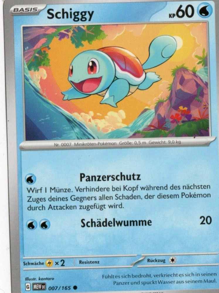MZTCG Schiggy MEW 007-151 - German
