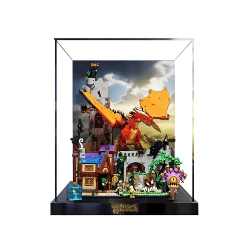 LEGO Figures Display Box (21348) - Dungeons & Dr-agons: Red Dr-agon's Tale
