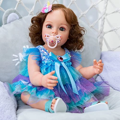 Reborn Baby Doll - 22 Inch Silicone Baby Girl Ages 3+