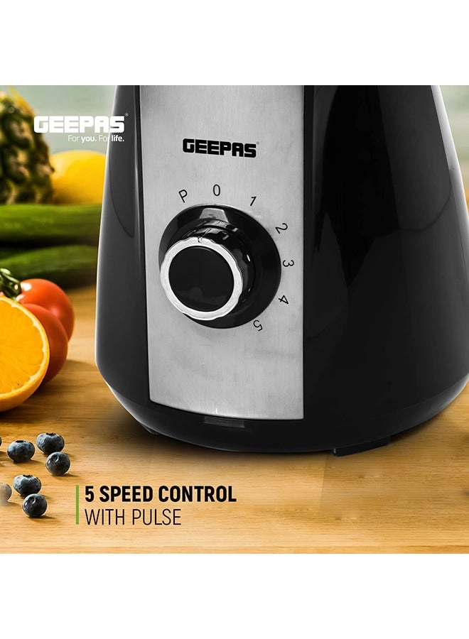 GSB44022UK - Glass Jug, 5 Speed with Pulse, Stainless Steel Blades