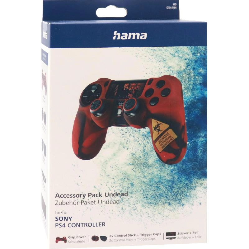 7-in-1 Soccer Grip Cover + Analogue Stick Attachement + Trigger Attachment + Sticker for Light Bar