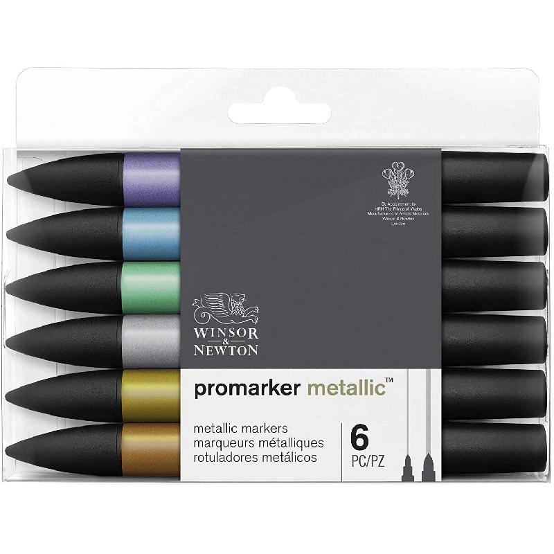 Winsor & Newton ProMarker Metallic - Assorted Color Twin Tip