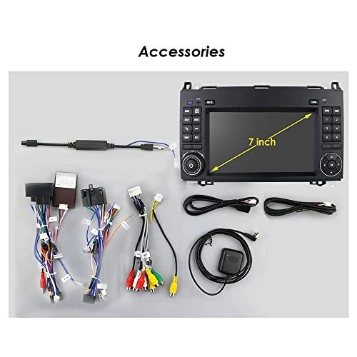 GPS Navigator for Mercedes-Benz W169 A150/A160/A170/A180/A200/W245 B160/B170/B180/B200/W639/Vito/Viano/W906/Sprinter/250 B0BPCGDM61 - 7 inch