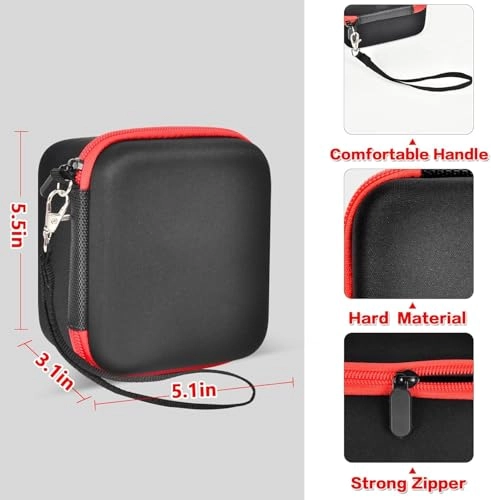 Bag - 5.5 x 5.1 x 3.1 inches suitable for ESOXOFFORE for Dylanto for Prograce for GKTZ for YEEHAO for LETSHAHA for ENERHAMP/ for Anchioo/ for YETCN/ for Amzelas/ for WEEFUN/ for MEETRYE/ for USHINING/ for Mafiti/ for Bestoonemultiple instant camera for digital camera for girls camera