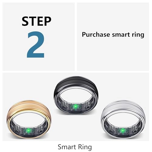 Smart Ring - Heart Rate SpO2 5ATM Waterproof