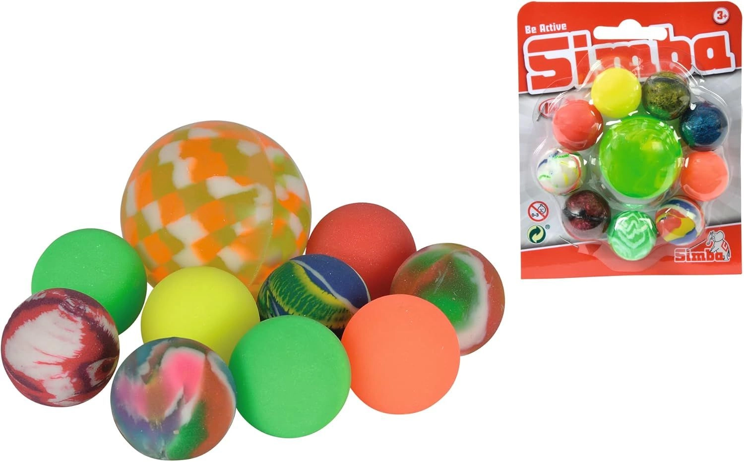 Simba Bouncing Balls - 3 + 10pcs