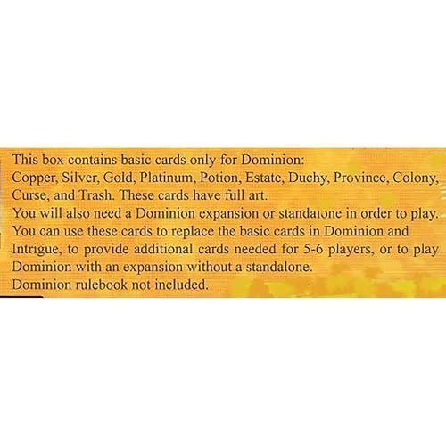 Dominion: Expansion Base Cards