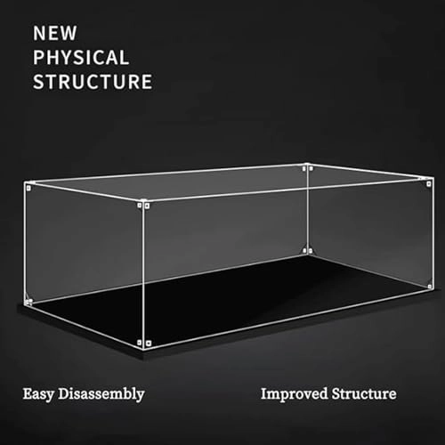 Dustproof Acrylic Display Box - Compatible with Lego 75355 Black Base