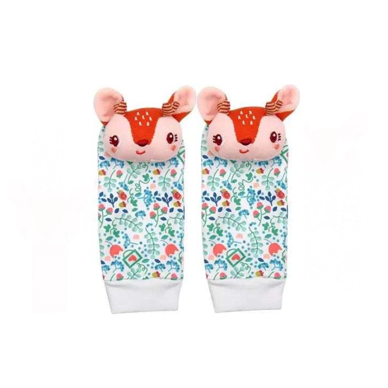 Wrist Rattle & Foot Finder Socks - 1+ Animal designs