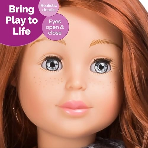 Sam Fashion Doll - 18” Poseable Limbs Rooted Hair