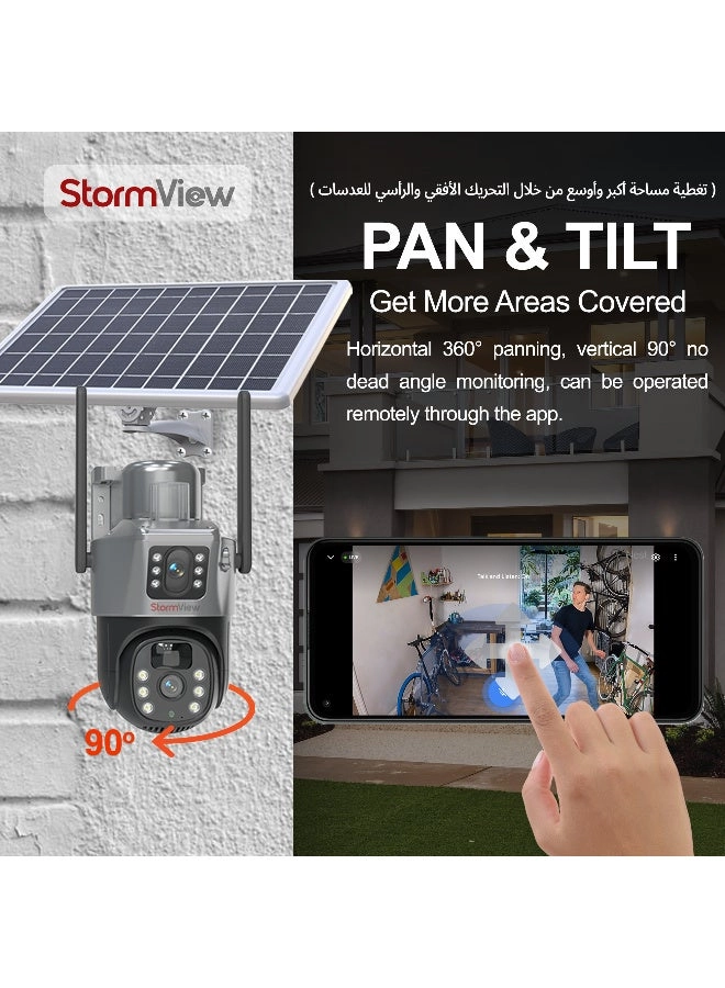 Solar WiFi Security Camera 2K