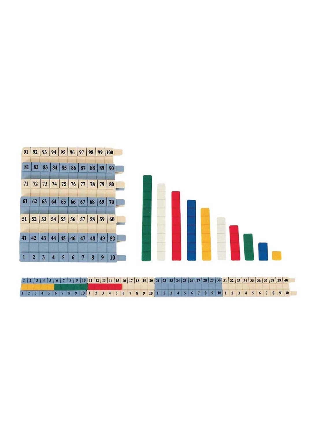 Multilink Number Track Toy - 3+ 50 pieces