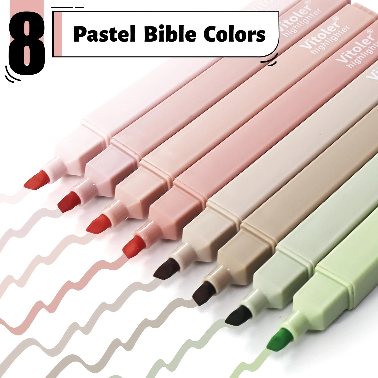 Bible Highlighters - Pastel Chisel